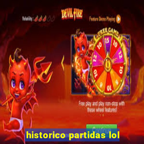 historico partidas lol